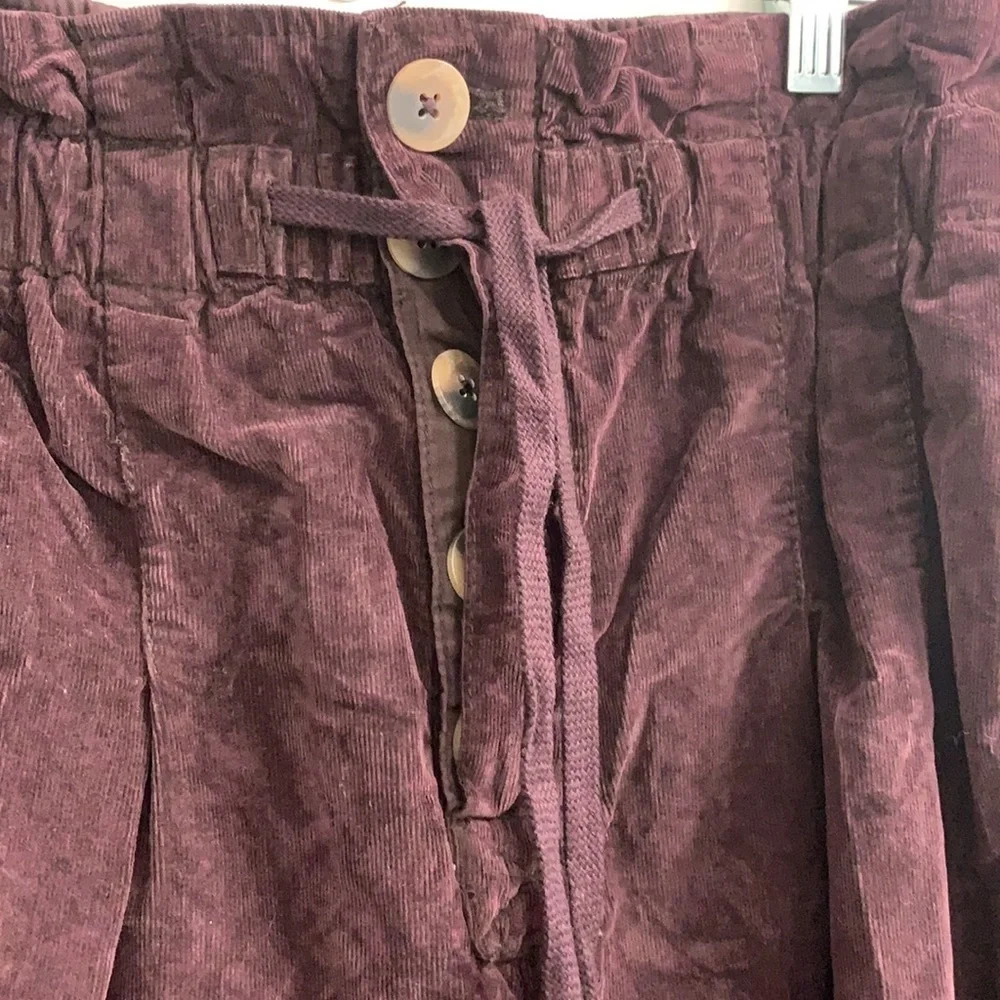 Free people Margate Corduroy Pants In Panther Rose
